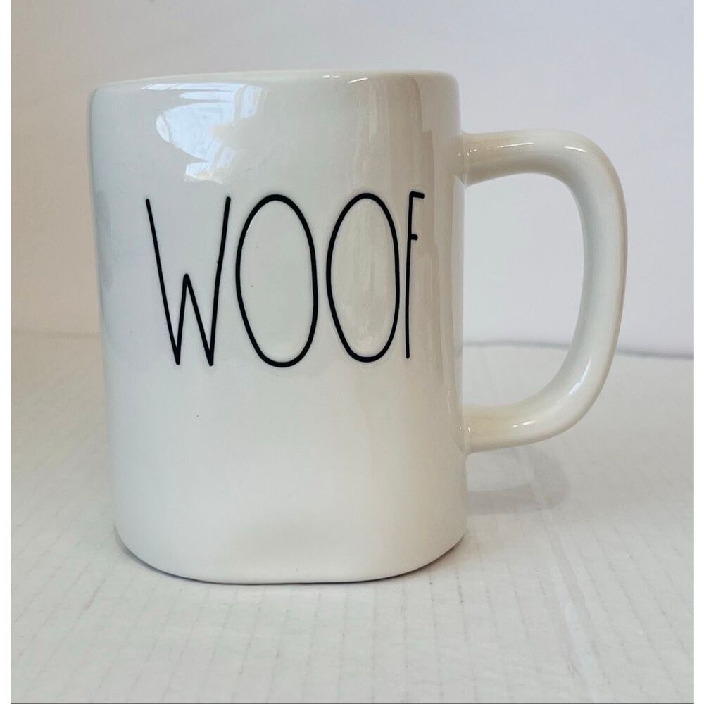 Rae Dunn WOOF Mug